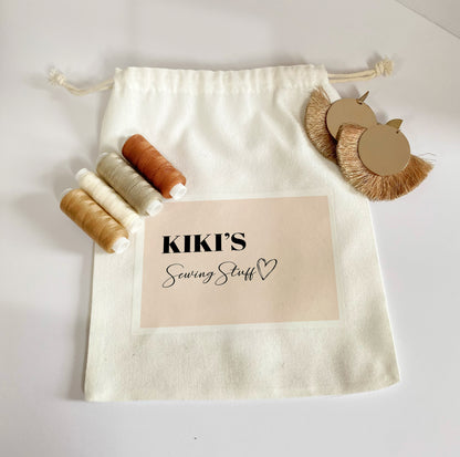 Personalised Sewing Accessories Bag