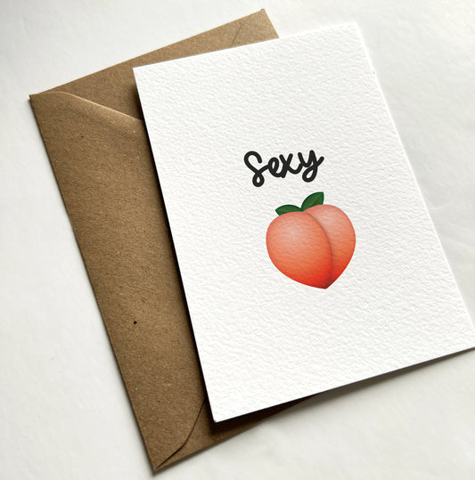 Cheeky Bum romantic card