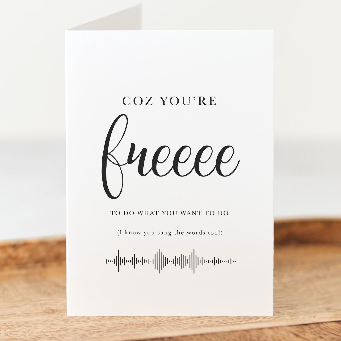 You're free to do what you want to do retirement card