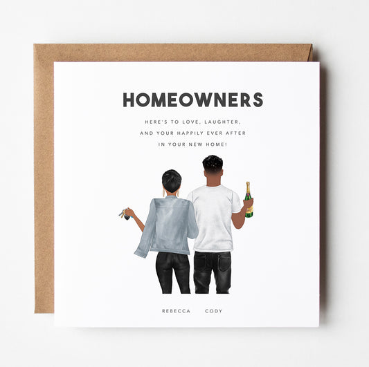 New homeowners congratulations card